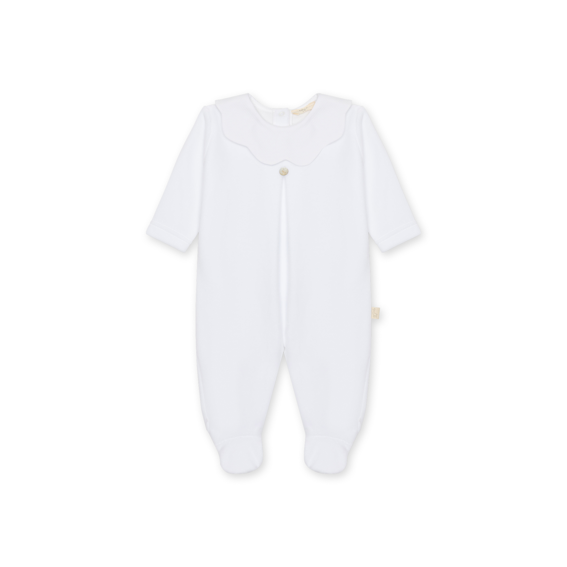 BABYGROW C/ GOLA EM PIQUÉ